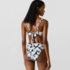Braguita de bikini con estampado de abanicos Braguita de bikini con estampado de abanicos