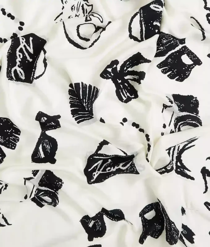 Bufanda con estampado integral K/Signature
