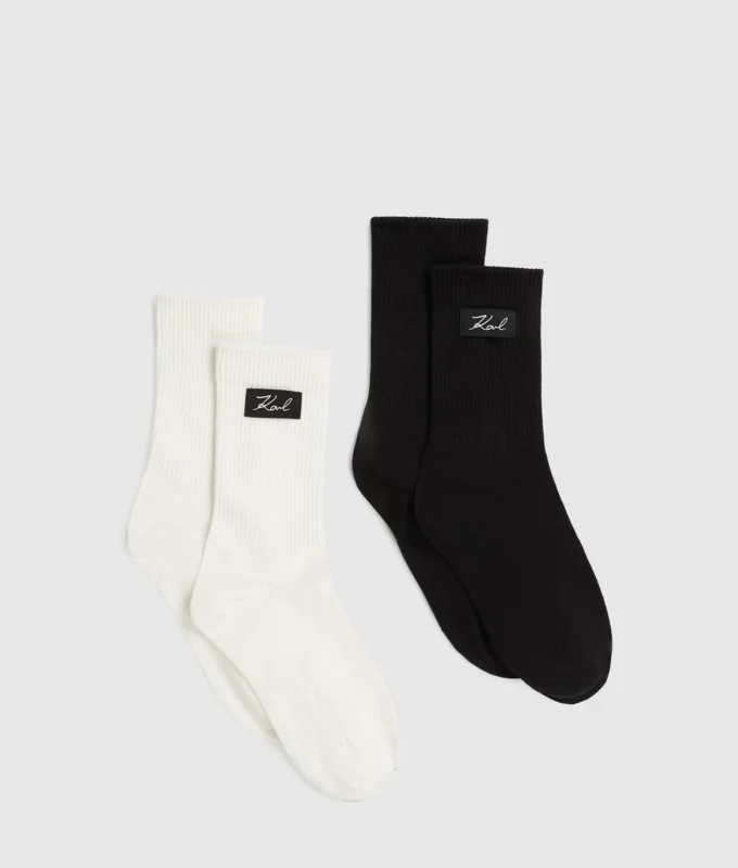 Calcetines con logotipo exclusivo, paquete de 2 Calcetines con logotipo exclusivo, paquete de 2