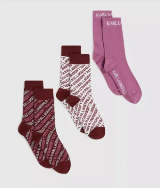 Calcetines con logotipo integral – Pack de 3