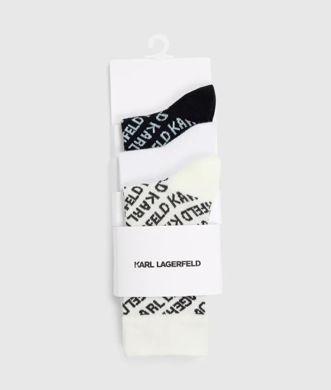 Calcetines con logotipo integral – Pack de 3 Calcetines con logotipo integral – Pack de 3