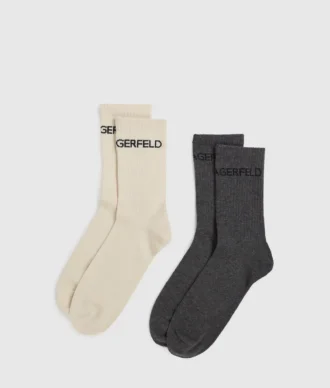 Calcetines con logotipo, paquete de 2