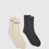 Calcetines con logotipo, paquete de 2 Calcetines con logotipo, paquete de 2