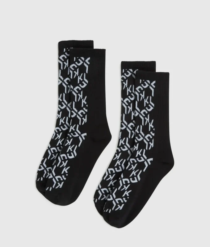 Calcetines con monograma – Pack de 2 Calcetines con monograma – Pack de 2