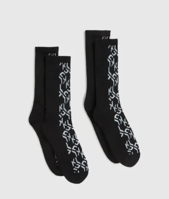 Calcetines con monograma – Pack de 2 Calcetines con monograma – Pack de 2