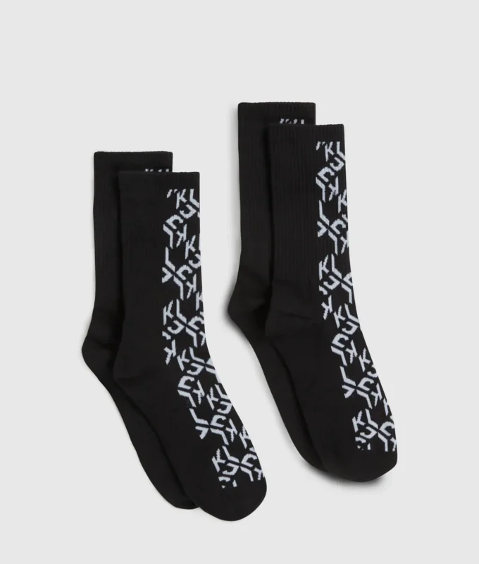 Calcetines con monograma – Pack de 2 Calcetines con monograma – Pack de 2