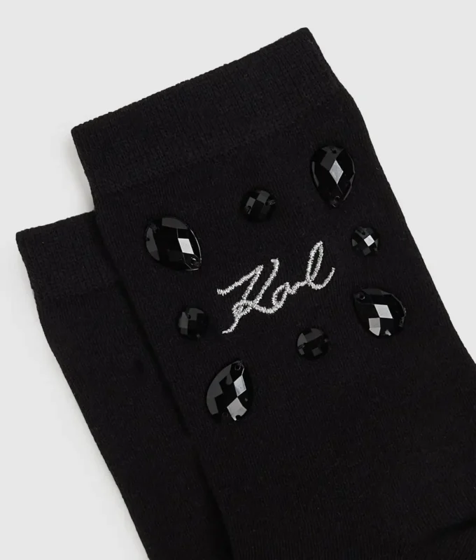 Calcetines con piedras preciosas exclusivas, paquete de 2 Calcetines con piedras preciosas exclusivas, paquete de 2