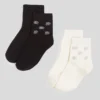 CALCETINES CON STRASS K/AUTOGRAPH – PACK DE 2 CALCETINES CON STRASS K/AUTOGRAPH – PACK DE 2