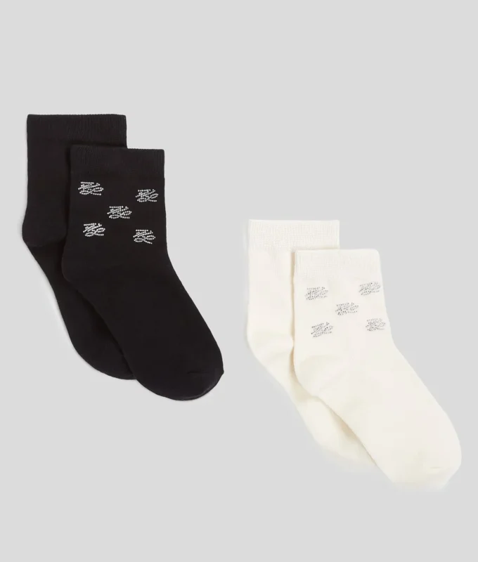 CALCETINES CON STRASS K/AUTOGRAPH – PACK DE 2 CALCETINES CON STRASS K/AUTOGRAPH – PACK DE 2