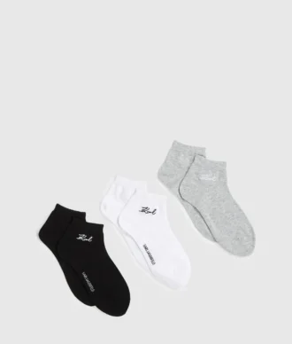 Calcetines cortos exclusivos, paquete de 3