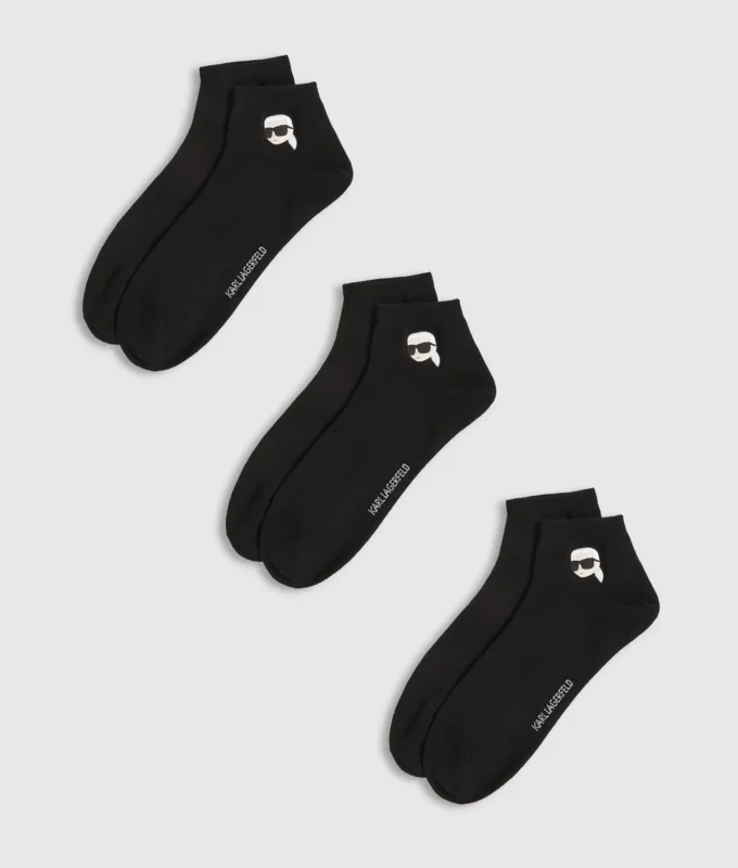 Calcetines cortos Ikon – Pack de 3 Calcetines cortos Ikon – Pack de 3