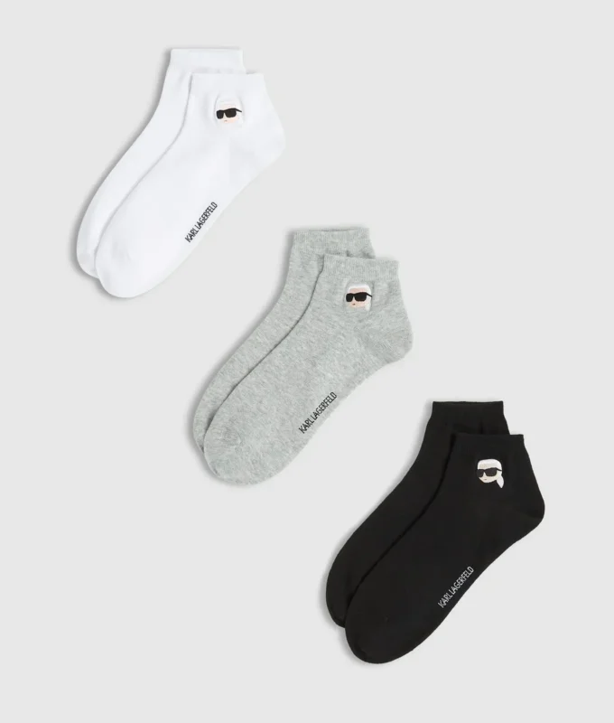 Calcetines cortos Ikon – Pack de 3 Calcetines cortos Ikon – Pack de 3