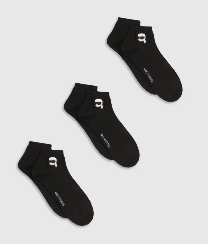 Calcetines cortos Ikon – Pack de 3 Calcetines cortos Ikon – Pack de 3