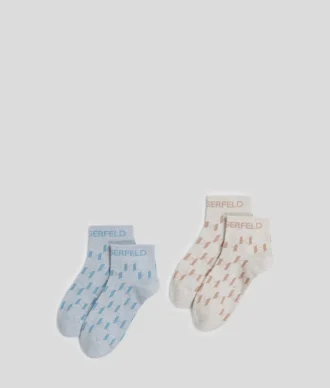 CALCETINES CORTOS K/MONOGRAM – PACK DE 2