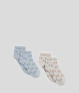 CALCETINES CORTOS K/MONOGRAM – PACK DE 2