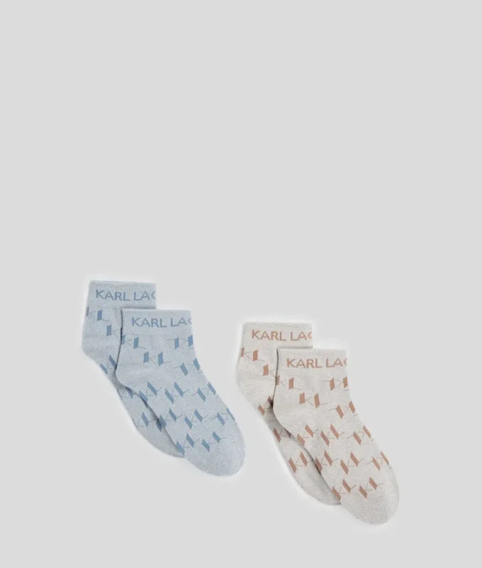 CALCETINES CORTOS K/MONOGRAM – PACK DE 2 CALCETINES CORTOS K/MONOGRAM – PACK DE 2