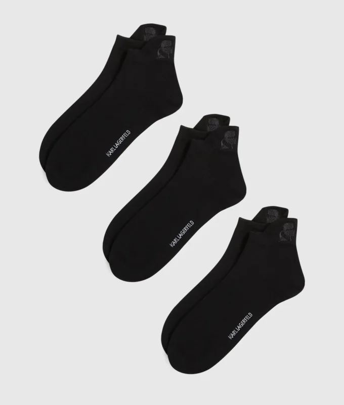 Calcetines cortos Kameo, paquete de 3 Calcetines cortos Kameo, paquete de 3