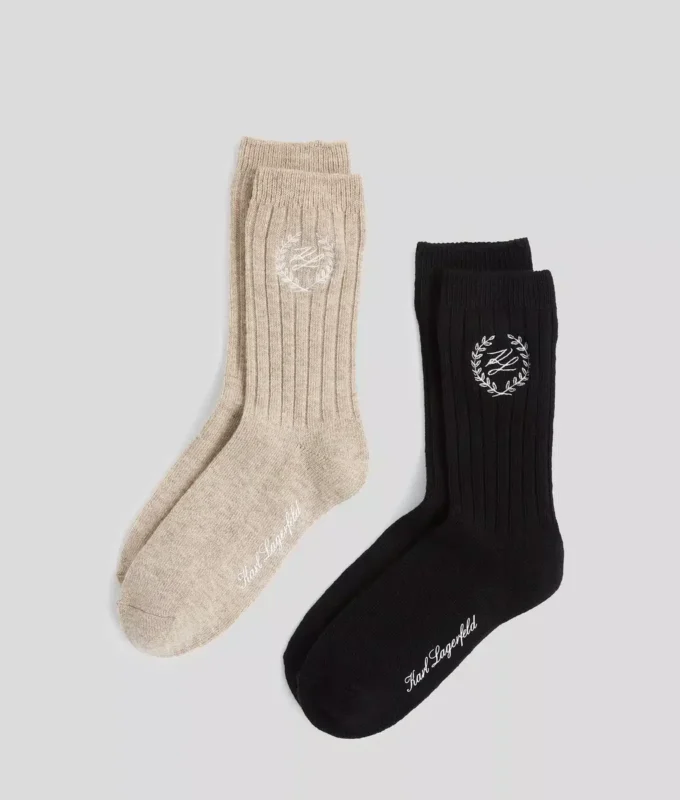 CALCETINES HOTEL KARL CREST – PACK DE 2 CALCETINES HOTEL KARL CREST – PACK DE 2