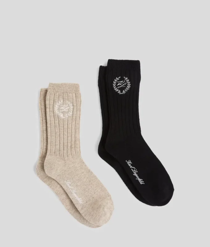 CALCETINES HOTEL KARL CREST – PACK DE 2 CALCETINES HOTEL KARL CREST – PACK DE 2