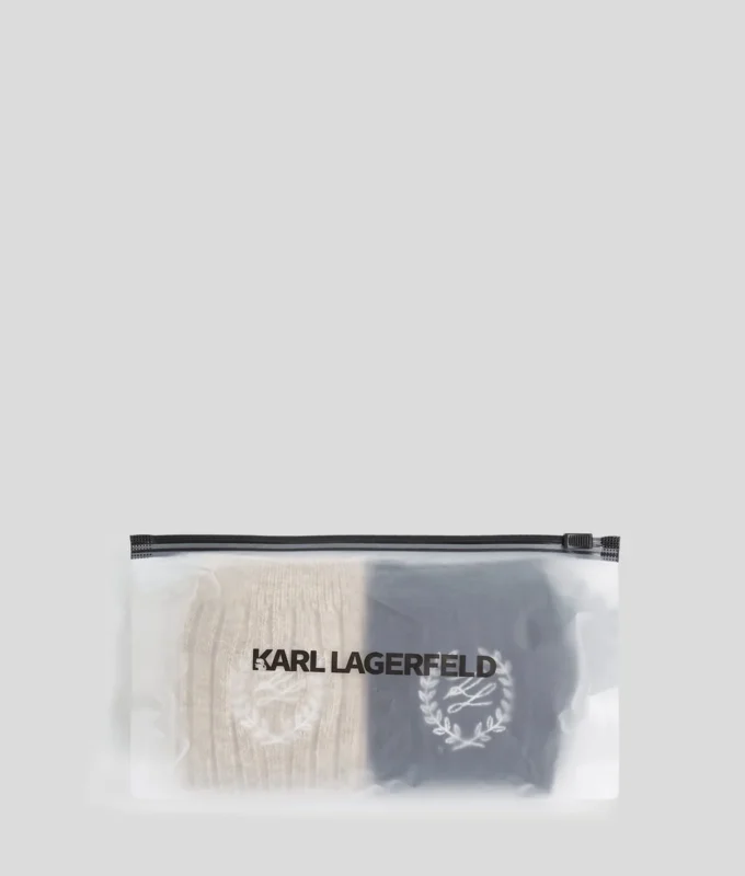 CALCETINES HOTEL KARL CREST – PACK DE 2 CALCETINES HOTEL KARL CREST – PACK DE 2