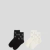 CALCETINES IKON CON STRASS – PACK DE 2 CALCETINES IKON CON STRASS – PACK DE 2