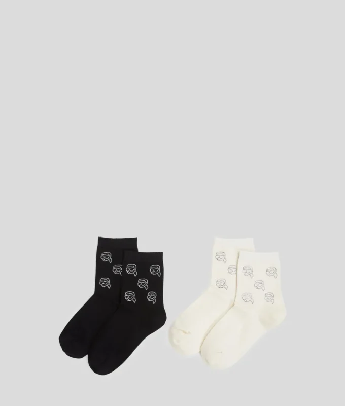CALCETINES IKON CON STRASS – PACK DE 2 CALCETINES IKON CON STRASS – PACK DE 2
