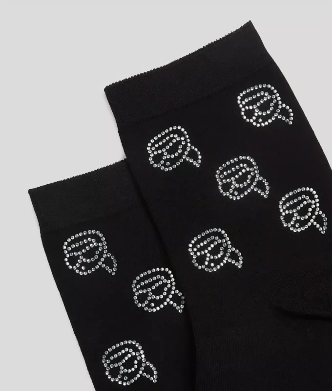 CALCETINES IKON CON STRASS – PACK DE 2 CALCETINES IKON CON STRASS – PACK DE 2