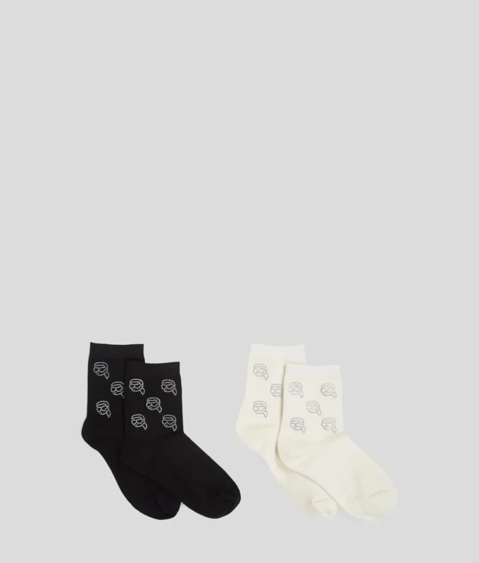 CALCETINES IKON CON STRASS – PACK DE 2 CALCETINES IKON CON STRASS – PACK DE 2