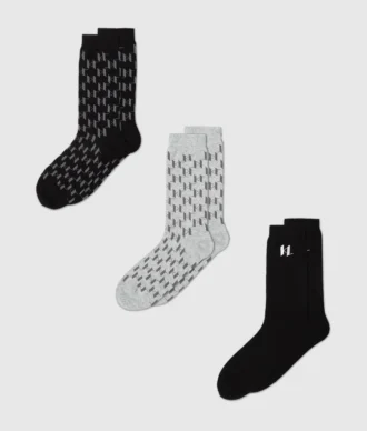 Calcetines Monogram – Pack de 3 Calcetines Monogram – Pack de 3