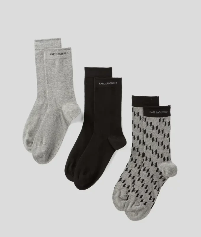 CALCETINES MONOGRAM – PACK DE 3 CALCETINES MONOGRAM – PACK DE 3