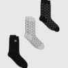 Calcetines Monogram – Pack de 3 Calcetines Monogram – Pack de 3