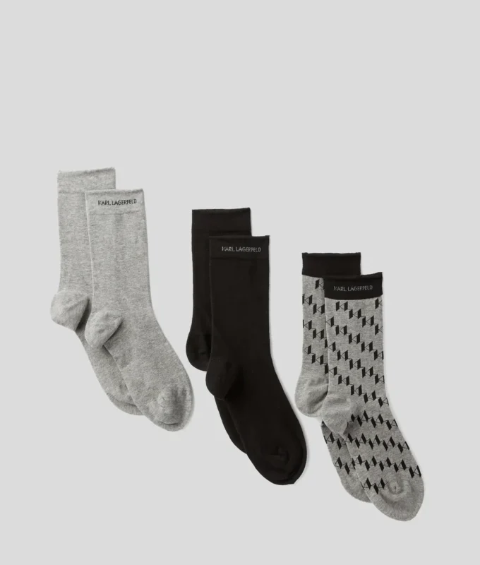 CALCETINES MONOGRAM – PACK DE 3 CALCETINES MONOGRAM – PACK DE 3