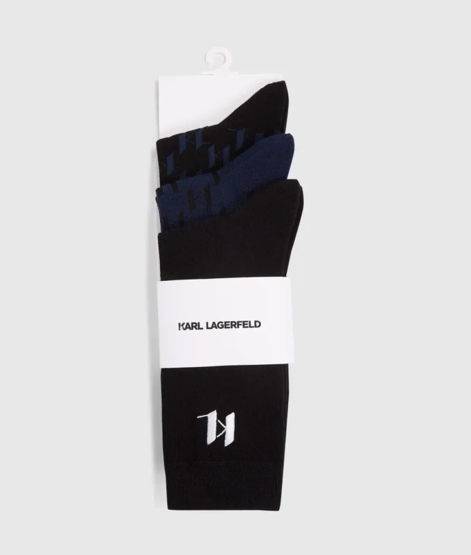 Calcetines Monogram – Pack de 3 Calcetines Monogram – Pack de 3