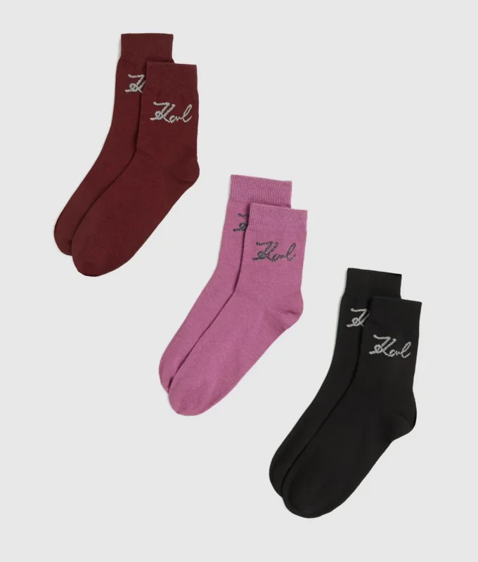 Calcetines Signature – Pack de 3 Calcetines Signature – Pack de 3