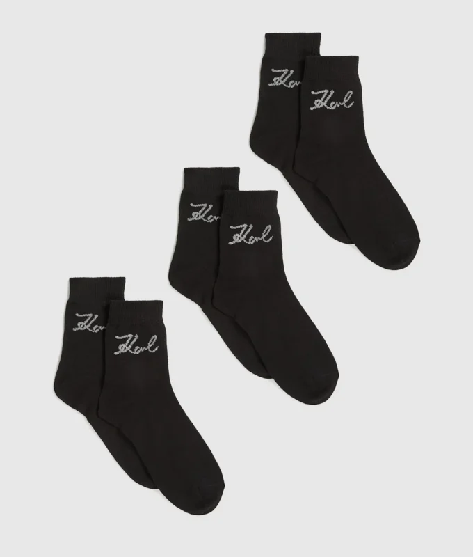Calcetines Signature – Pack de 3 Calcetines Signature – Pack de 3