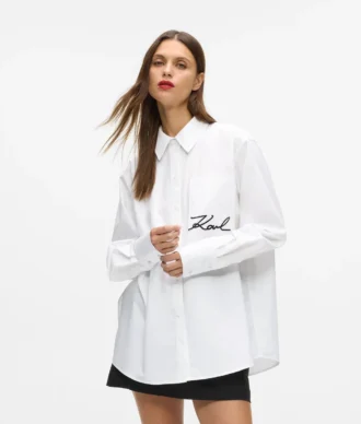 Camisa con bolsillo Signature
