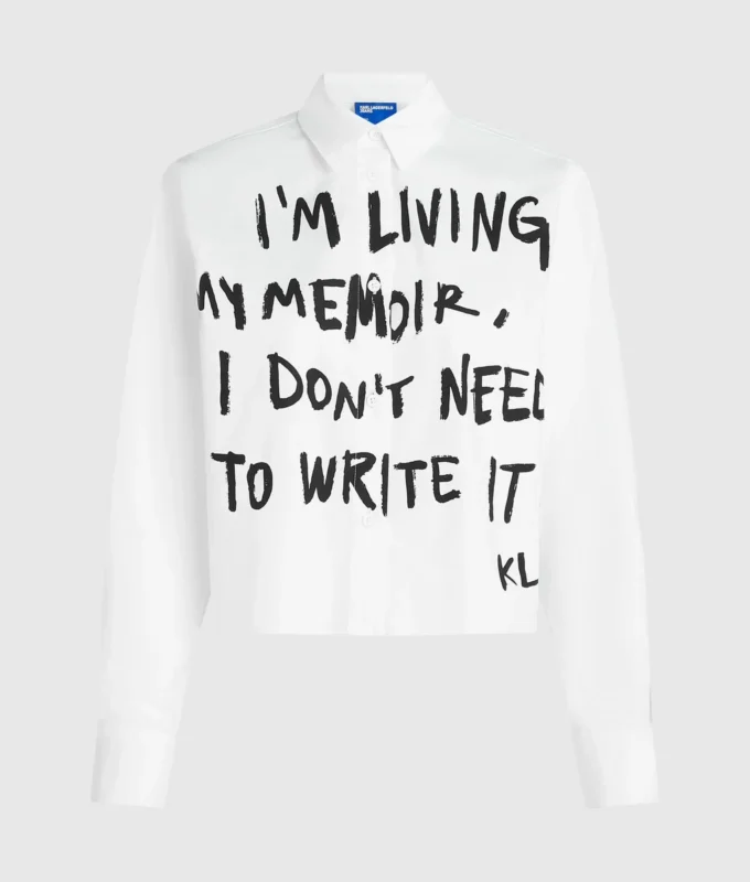Camisa con cita de Karl Camisa con cita de Karl