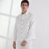 CAMISA CON COSTURAS EN CONTRASTE CAMISA CON COSTURAS EN CONTRASTE