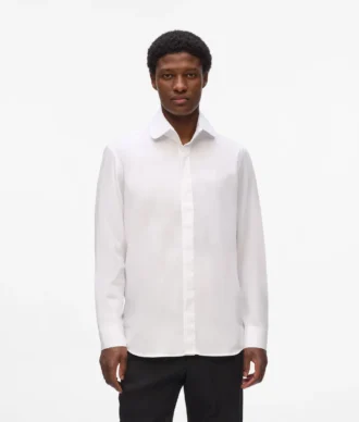 Camisa con cuello redondeado Camisa con cuello redondeado