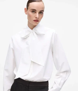 Camisa con detalle de lazo Karl DNA
