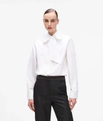 Camisa con detalle de lazo Karl DNA
