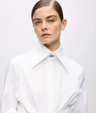 Camisa con detalle de lazo KL Studio