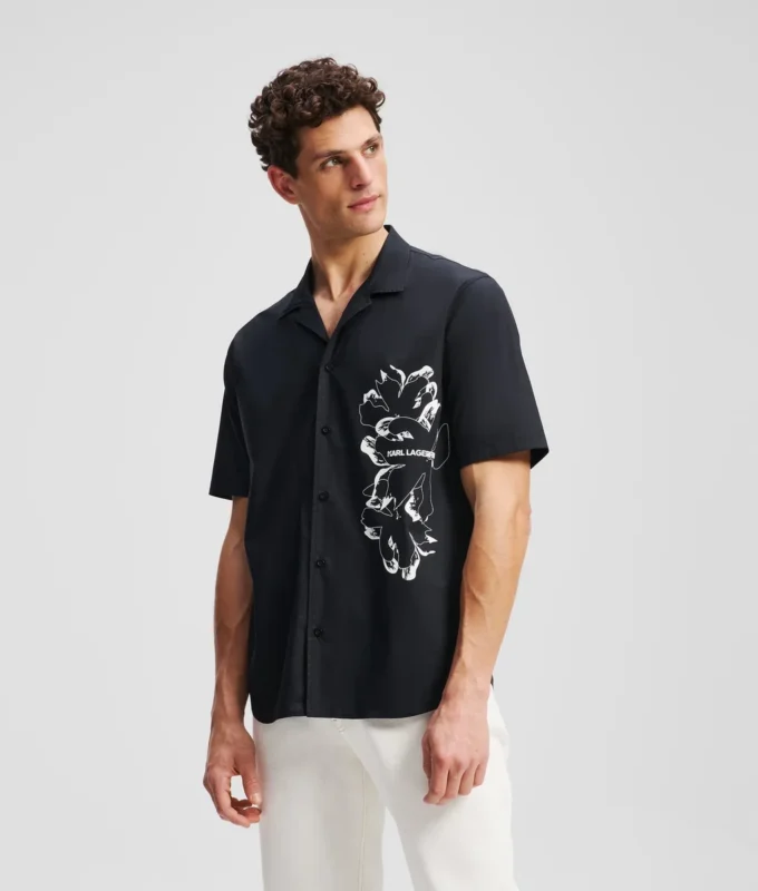 CAMISA CON ESTAMPADO FLORAL