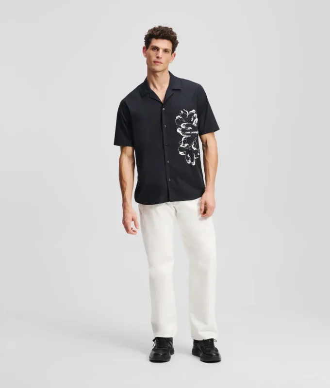 CAMISA CON ESTAMPADO FLORAL