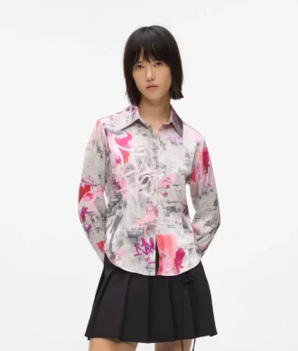 Camisa con estampado integral Camisa con estampado integral