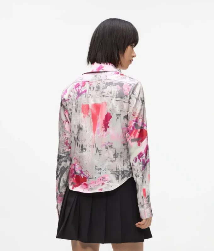 Camisa con estampado integral Camisa con estampado integral