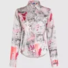 Camisa con estampado integral Camisa con estampado integral