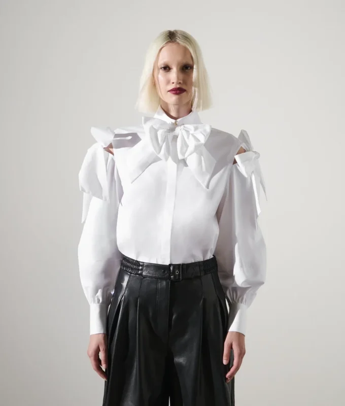 CAMISA CON LAZO KARL STUDIO CAMISA CON LAZO KARL STUDIO