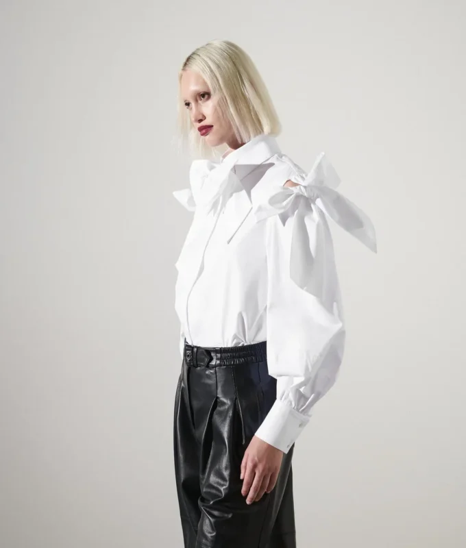 CAMISA CON LAZO KARL STUDIO CAMISA CON LAZO KARL STUDIO