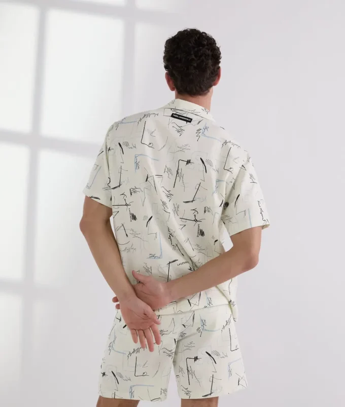CAMISA DE BOLOS CON ESTAMPADO INTEGRAL CAMISA DE BOLOS CON ESTAMPADO INTEGRAL